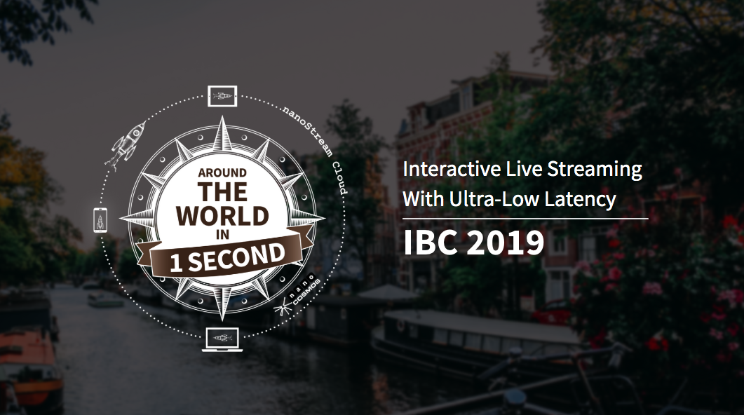 nanocosmos to Demonstrate nanoStream Cloud, Including H5Live Player, for Delivering Ultra-Low Latency Live Video at IBC2019
