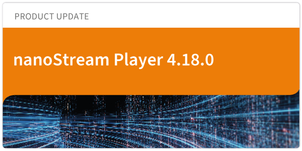 nanoStream Player 4.18.0