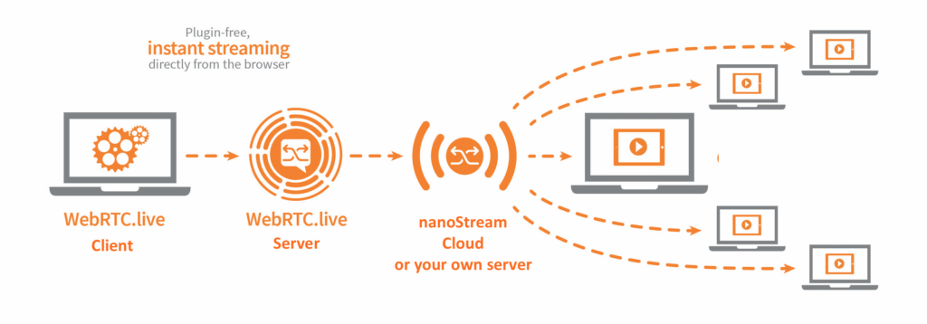 WebRTC.live workflow