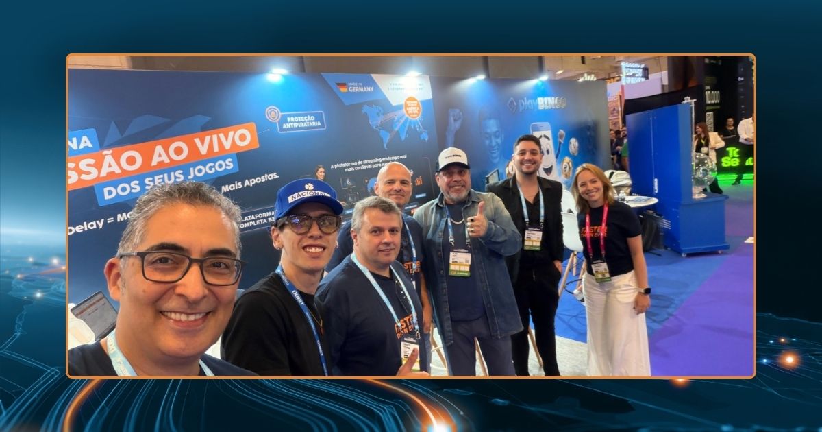 Equipena nanocosmos e PlayBingo durante a SiGMA South America em 2026
