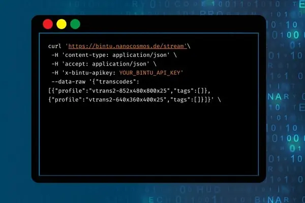 Stream management API