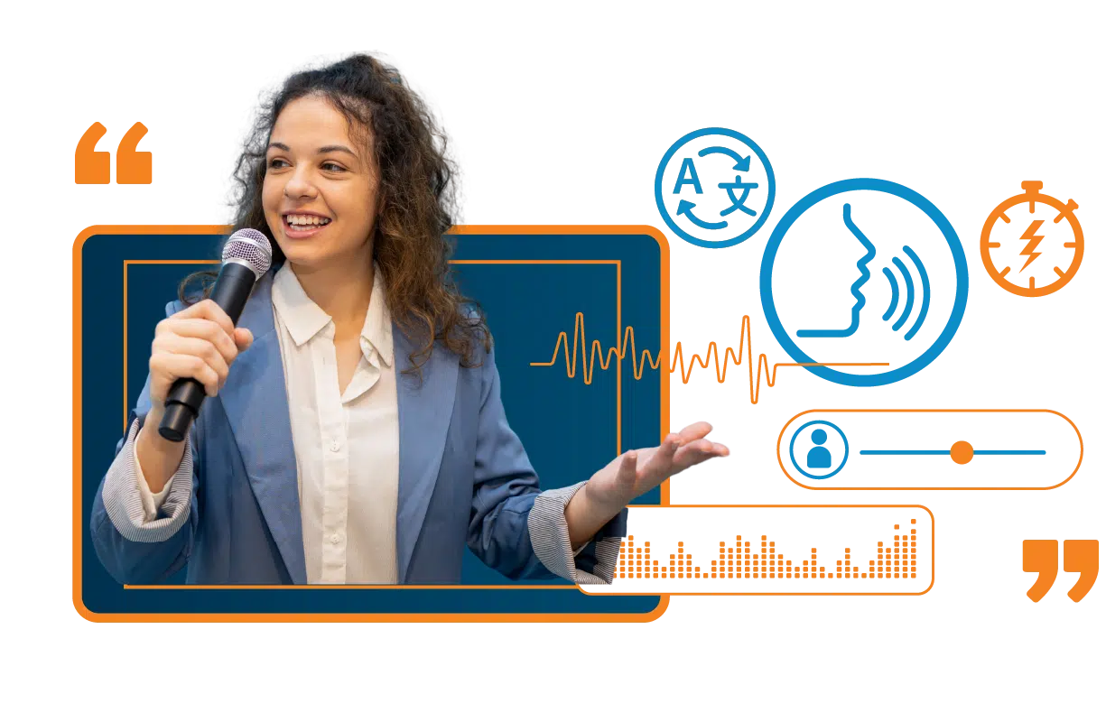 nanocosmos real-time live translation and captions