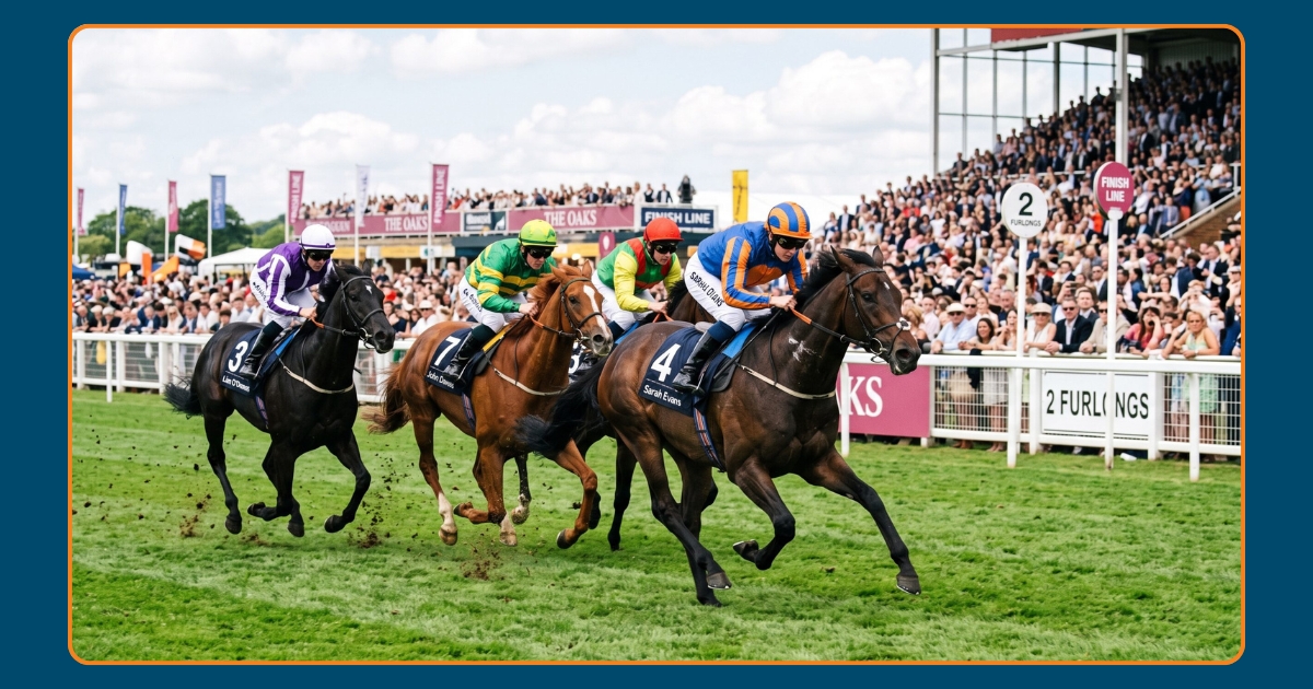 Horse racing image