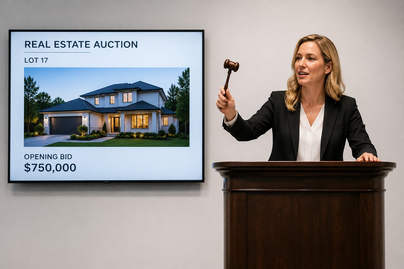 Real estate auction